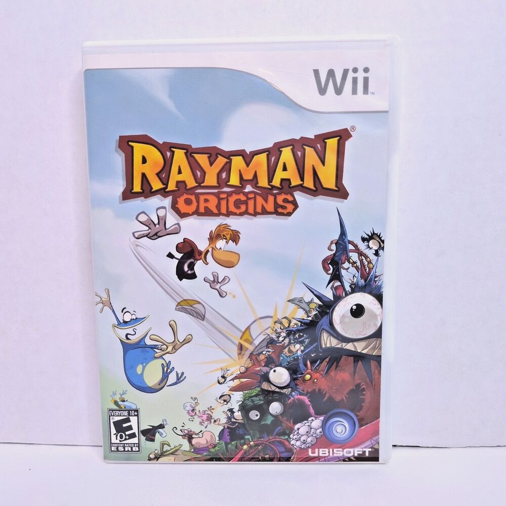 Nintendo Wii Rayman Origins Complete In Box with Manual (2011) Tested Working